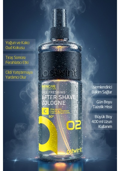 Ostwint After Shave Oud Kokulu Tıraş Kolonyası No:2 400 ML