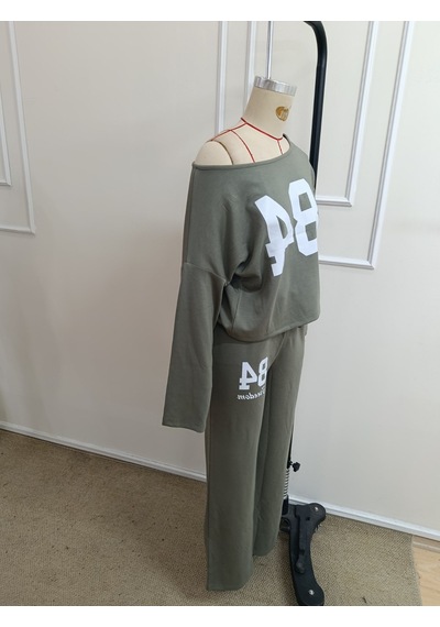 Bhrwear Kadın Tek Omuzdan Açık Uzun Kollu Baskılı Modal Bluz Ve Pantolon Ikili Takım Renkli Bhrwear Kadın Tek Omuzdan Açık Uzun Kollu Baskılı Modal Bluz Ve Pantolon Ikili Takım Renkli