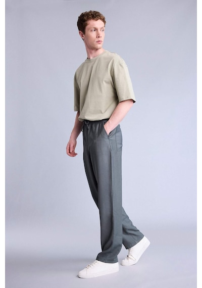 Defacto Baggy Fıt Pantolon H0412ax26smgn498 Yeşil-gn498
