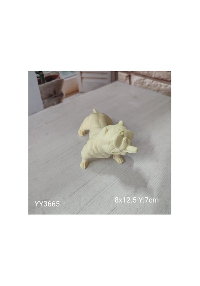 Bulldog Köpek Pro İçen Biblo Silikon Kalıp
