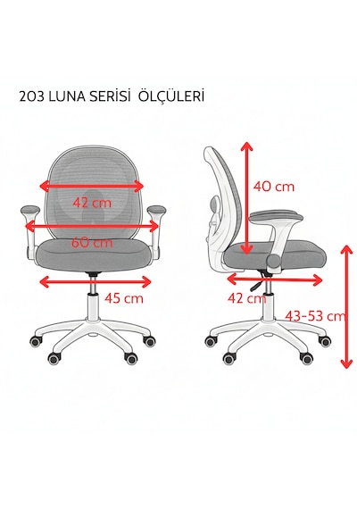 Drift Bono Çocuk Çalışma Sandalyesi Ayak Pedallı Pembe
