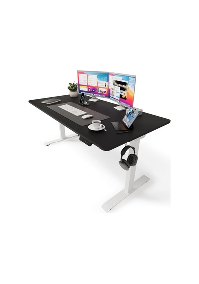 Uprise Comfort Çift Motorlu Yükseklik Ayarlı Masa 72 121 Cm - Beyaz Beyaz Ayak/siyah Tabla, 140x70 Cm Diğer Uprise Comfort Çift Motorlu Yükseklik Ayarlı Masa 72 121 Cm - Beyaz Beyaz Ayak/siyah Tabla, 140x70 Cm Diğer