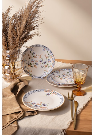Keramika Botanica Pasta Tabağı 20 Cm 4 Adet 22015-16 Çok renkli