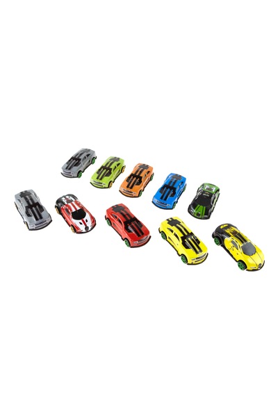 1:70 Ölçek Metal Arabalar Model 10'lu Set 7 Cm