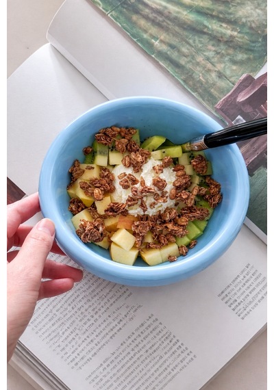 Seramik Donut Bowl Kahvaltılık Tatlı Salata Kase Mavi - 828768060 Mavi