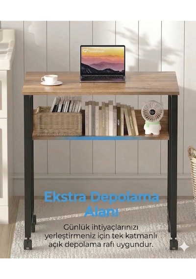 Sidney Kitaplık Raflı Katlanır Masa 70cm Tekerli Bilgisayar Masası Laptop Masası Siyah-çam Siyah - Atlantik Çam Sidney Kitaplık Raflı Katlanır Masa 70cm Tekerli Bilgisayar Masası Laptop Masası Siyah-çam Siyah - Atlantik Çam