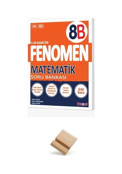 Fenomen Lgs 8. Sınıf 2027 B Serisi Matematik Soru Bankası + Telefon Standı