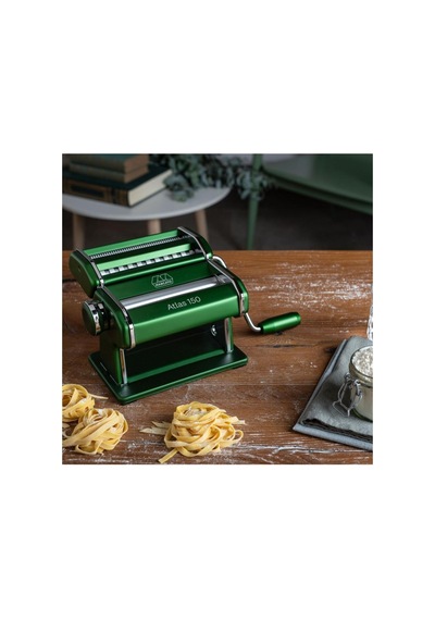 Marcato Atlas 150 Yeşil Makarna Makinesi + Pastawheel