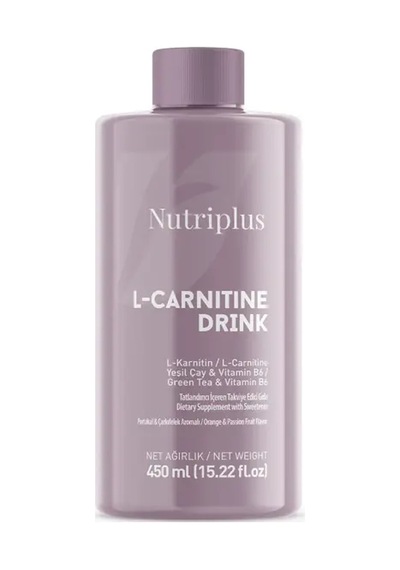 Nutriplus L-karnitin Portakal & Çarkıfelek Meyvesi 450 Ml