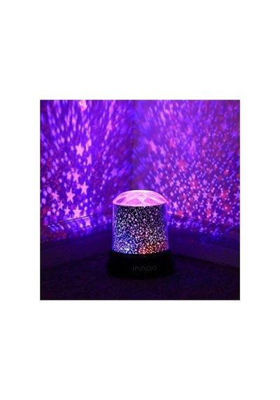 Pilli Star Master Led Lamba Projeksiyon Gece Lambası Çok Renkli