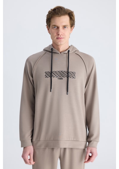 Twn Slim Fit Vizon Düz Rayon Sweatshirt 4ece24702002m V01