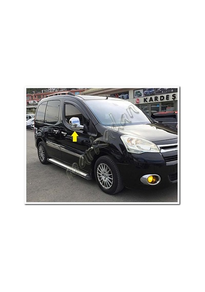Markadan Citroen Berlingo Krom Ayna Kapağı 2008-2011 2 Parça Abs