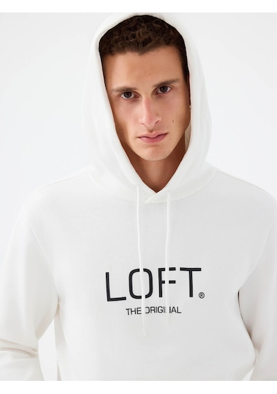 Loft Regular Fit Beyaz Erkek Sweatshirt Lf2041153 Beyaz
