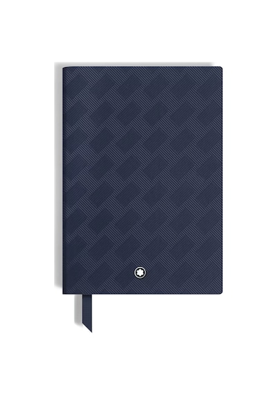 Montblanc Extreme Deri Orta Boy Çizgili Defter 136439 Mavi