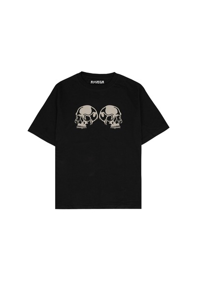 Last Exit Siyah Oversize Unisex T-shirt Siyah