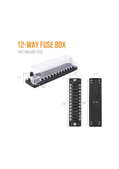 Sigorta Kutusu 12'Li Işıksız Şase Bareli