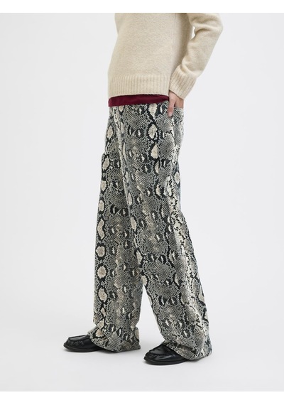 Jack & Jones Kadin Wide Leg Pantolon - Gelly - 12217215 Bone White