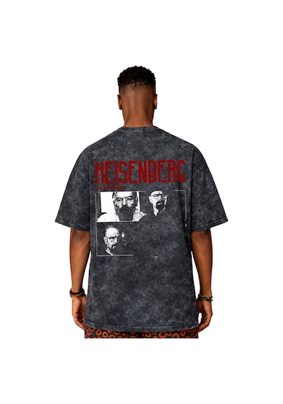 Tasarım Efsane Dizi Breaking Bad Walter White Sırt Baskılı Unisex Siyah