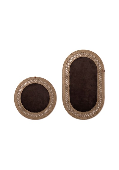 Banyo Paspası Takımı 60x100+60x60 Cm İç Trikot Acı Kahve & Camel
