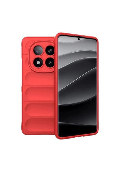 Newface - 529 - Xiaomi Redmi Note 15 Pro 4g Optimum Silikon - Ece-umay - - Kırmızı