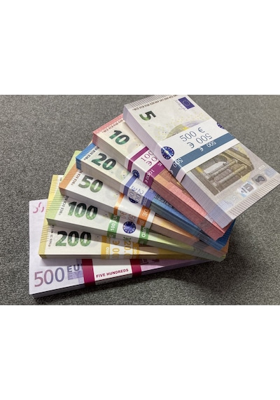 700 Adet Karışık Euro 5-10-20-50-100-200-500 Euro Geçersiz Eğlenc
