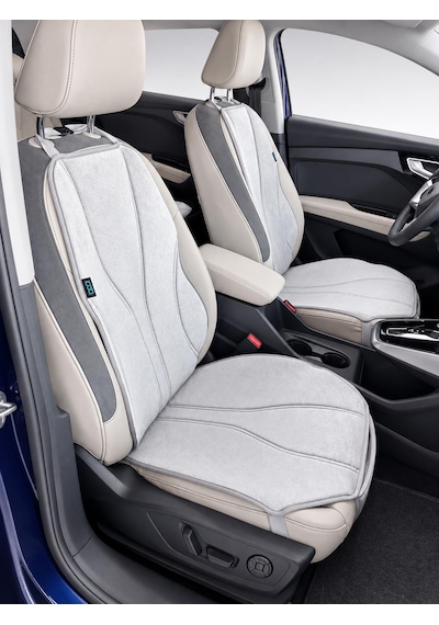 Bod Audi Q4 E-tron Oto Koltuk Koruyucu Kılıf 2022-2026 Latmos Serisi Gri