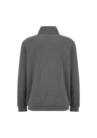 Jeep Antrasit Erkek Dik Relaxed Sweatshirt J5wm-swt7222 Antrasit Melanj
