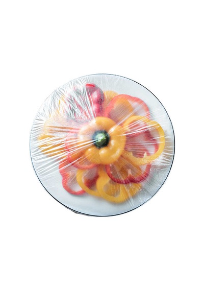 100pcs Plastik Sargı Kasesi, Buzdolabı İçin Evrensel Mutfak Şal Cennet Kapaklarını Kapsar. Çok Renkli