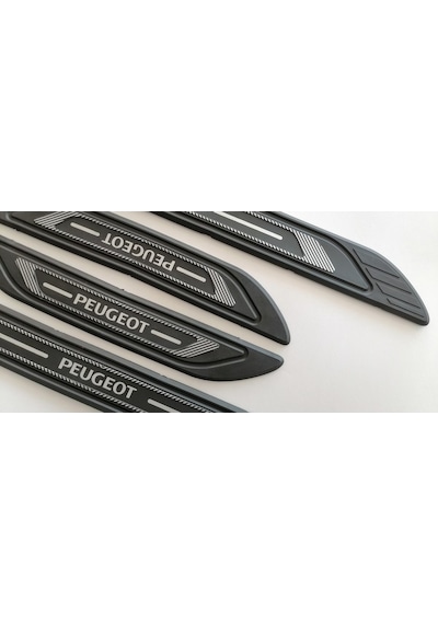 Peugeot 205 206 207 208 Kapı Eşik Çıtası Plastik Siyah Kauçuk Abs (530413887)