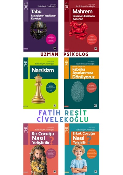 Fatih Reşit Civelekoğlu Seti 6 Kitap Set & Mahrem & Tabu & N...