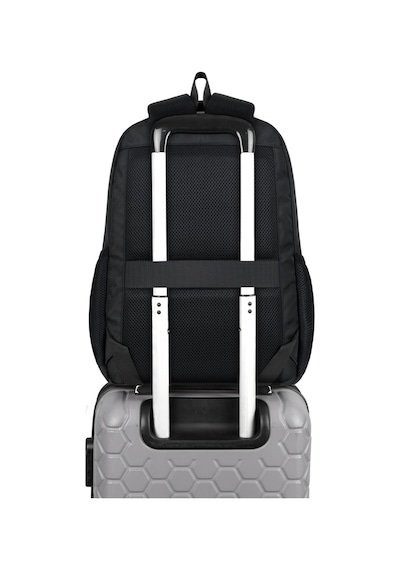 Seventeen Unisex Suya Dayanıklı Çok Gözlü Laptop Ve Seyahat Sırt Çantası 4903 Siyah-sarı