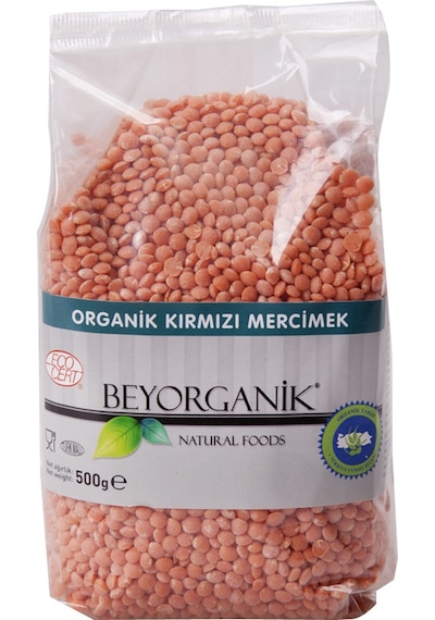 Beyorganik Organik Kırmızı Mercimek 500 G