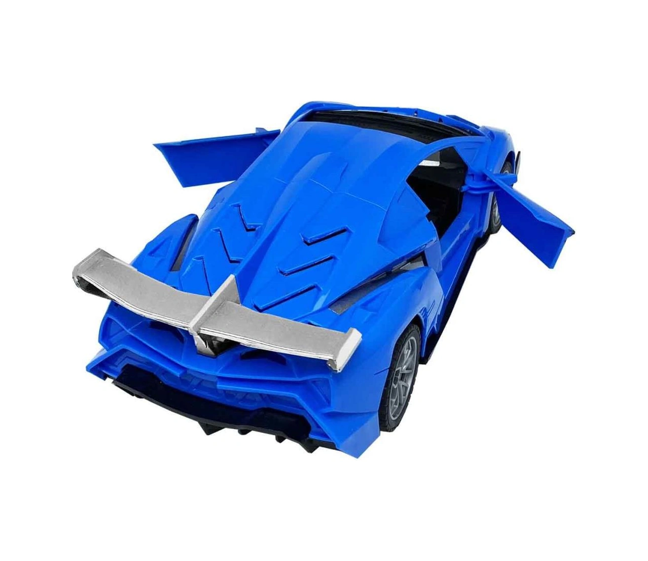 1:18 Ölçek Usb Şarjlı Işıklı Fonksiyonel Mavi Lambo Oyuncak Araç Çok Renkli