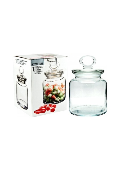 Paşabahçe 2 Adet Kitchen Plastik Contalı Cam Kavanoz 98671