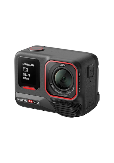 Ace Pro 2 Xplorer Bundle 8K Aksiyon Kamera Siyah / Gümüş Deklanşör Düğmeli Tutma Aparatlı Set