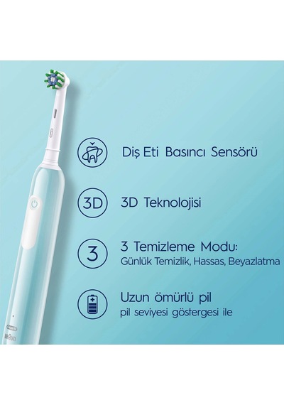Oral-B Pro Series 1 Şarjlı Mavi Diş Fırçası + Seyahat Kabı