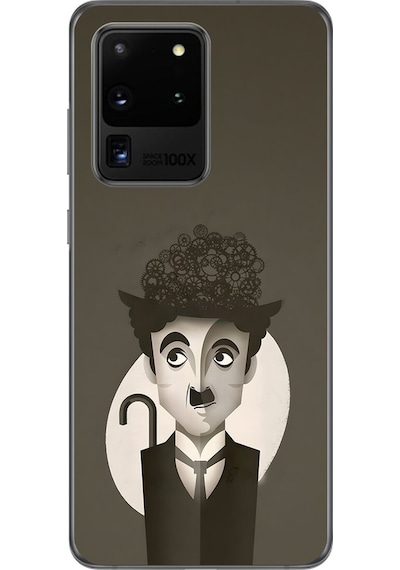 Samsung Galaxy S20 Ultra Uyumlu Şeffaf Kılıf Aesthetic 1 Tasarımlı
