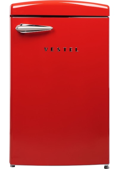 Vestel Retro SB14111 122 L Statik Buzdolabı Kırmızı