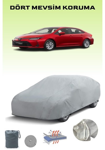 Toyota Corolla 2018 - 2021 Araba Brandası Oto Branda Gri