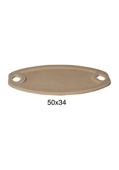 T 684 Oval Dekupaj Tepsi Ahşap
