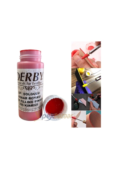 Derby Dolgulu Mat Deri Kenar Boyası 100 Ml
