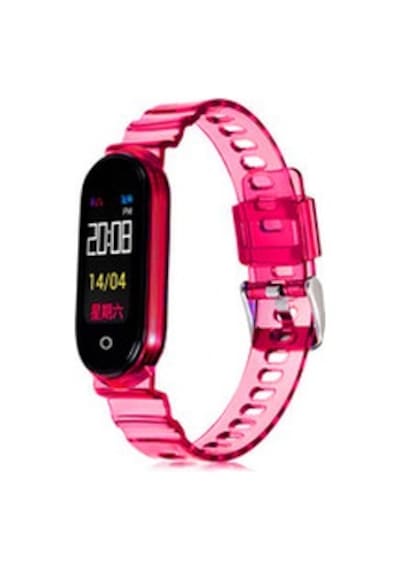 Xiaomi Mi Band 5 Krd-27 Silikon Kordon - Pembe