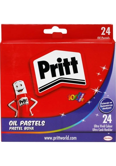 Pritt Pastel Boya Karton Kutu 24 Renk 1307853 Çok Renkli