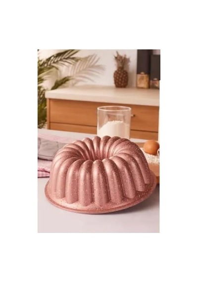 Tr Papatya 26 Cm Döküm Granit Kek Kalıbı Rose Diğer