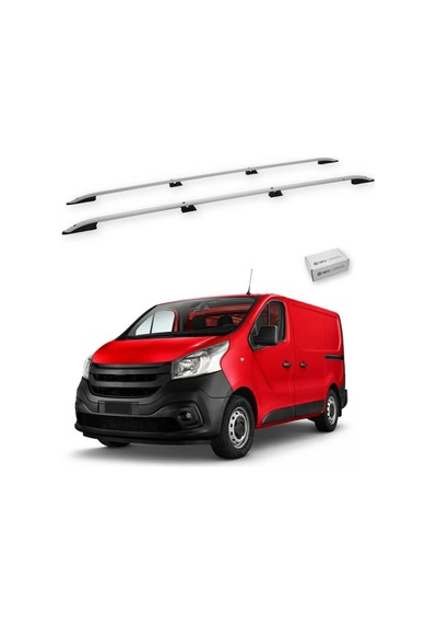 Turtle Renault Trafic X82 2014-2025 / Uzun Şasi Tavan Çıtası Crown Gri