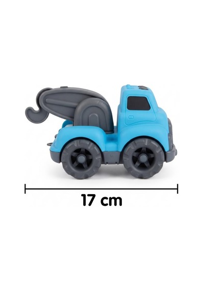 Oyuncak Vinç Kamyon Çekici Kamyon 17 Cm Eğitici Ve Güvenli Çocuk Oyuncak Araba