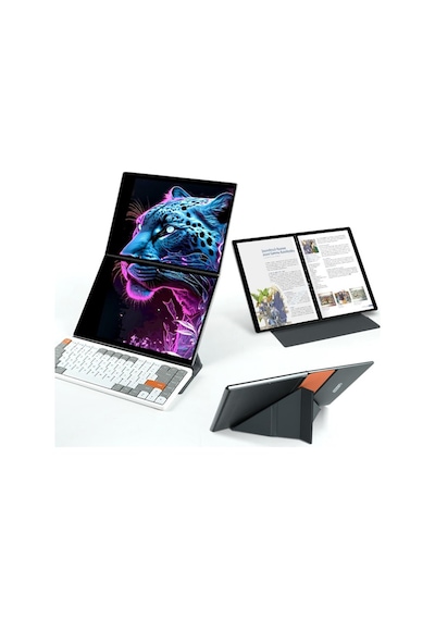 Yasomi Dual-Tech DS135S Çift Ekran Alder Lake N100 16 GB 2 TB SSD 13.5" W10 Dizüstü Bilgisayar