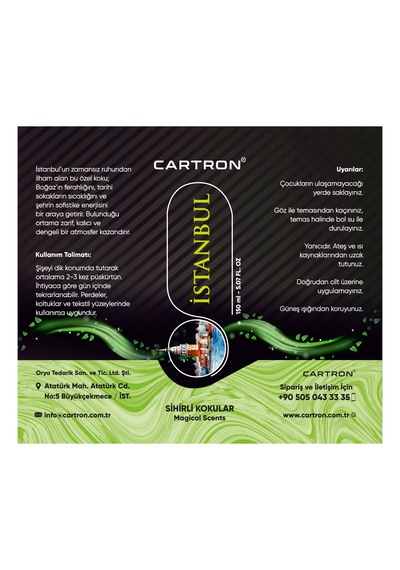Cartron Oto Kokusu Sprey İstanbul 150ml