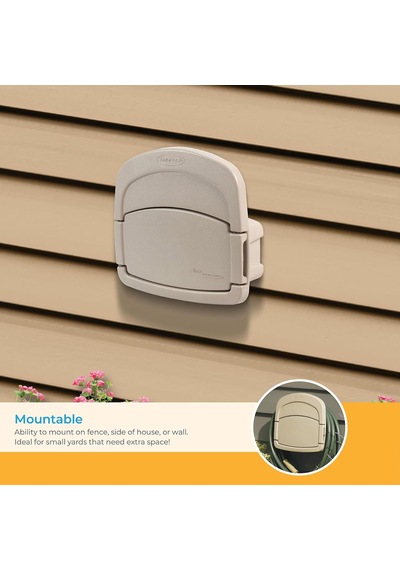 Suncast Cpldhh15000 Deluxe Bahçe Hangout 150 Ayak Kapasiteli Ve Kapalı Depolama Bölmesi, Dhh150