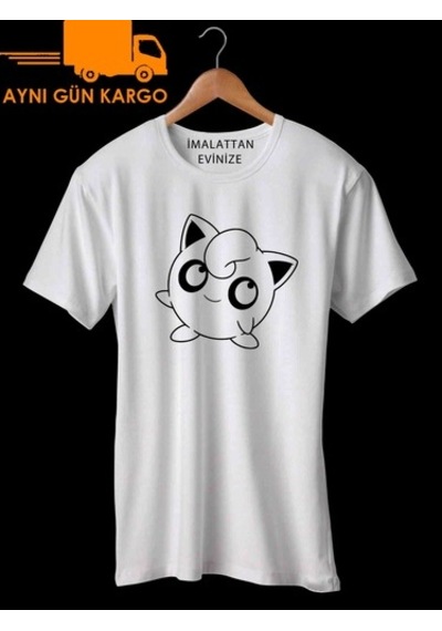 Pokemon Oii Baskılı Tişört Ücretsiz Kargo